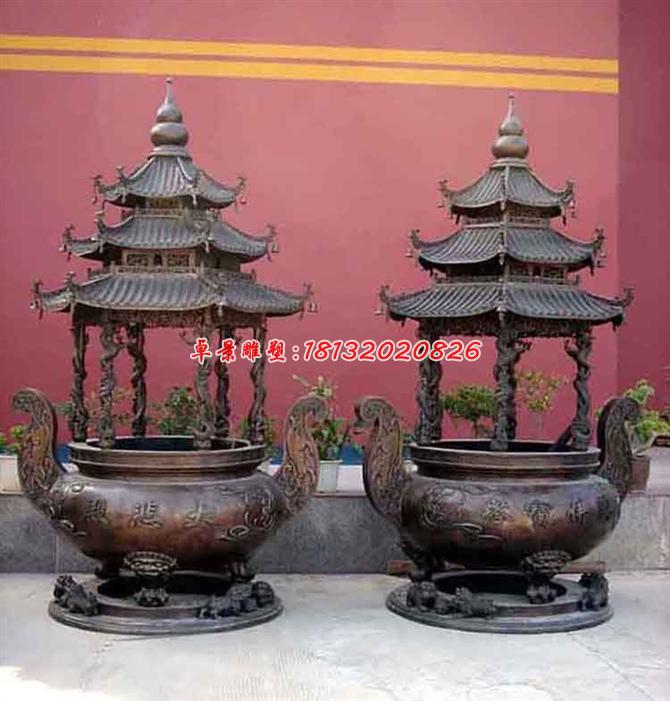 銅香爐，寺廟銅香爐