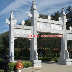 石雕牌坊，大理石牌坊，標(biāo)志牌坊雕塑
