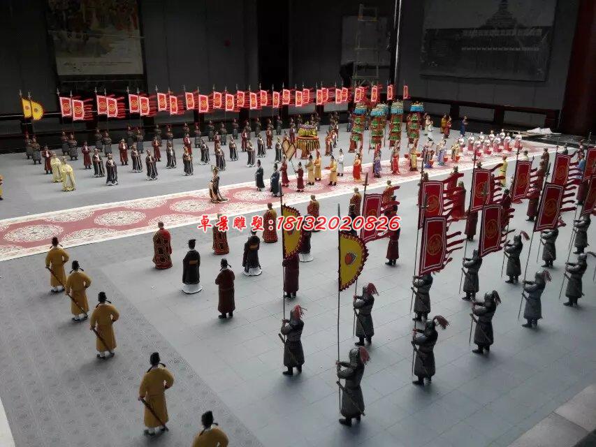 玻璃鋼古代人物雕塑，玻璃鋼仿真雕塑 (2)