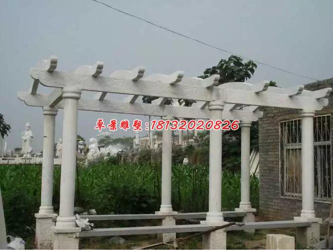 長廊石雕，公園走廊雕塑