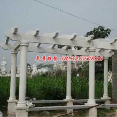 長廊石雕，公園走廊雕塑