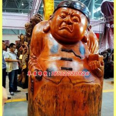 玻璃鋼財(cái)主雕塑，玻璃鋼人物雕塑