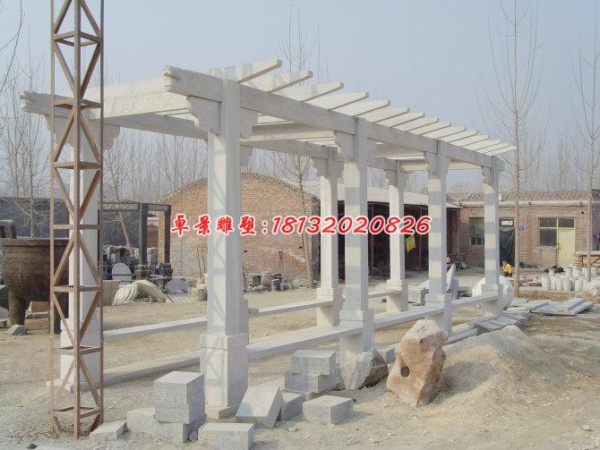 石雕長(zhǎng)廊，漢白玉走廊雕塑