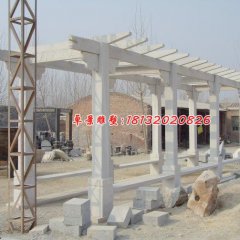 石雕長廊，漢白玉走廊雕塑