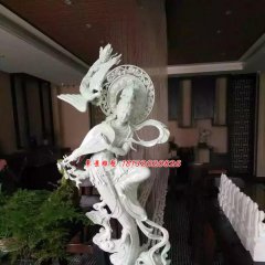 石雕仙女，漢白玉仙女雕塑