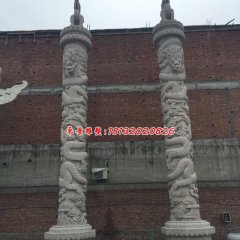 龍柱石雕，華表石雕，廣場柱子雕塑