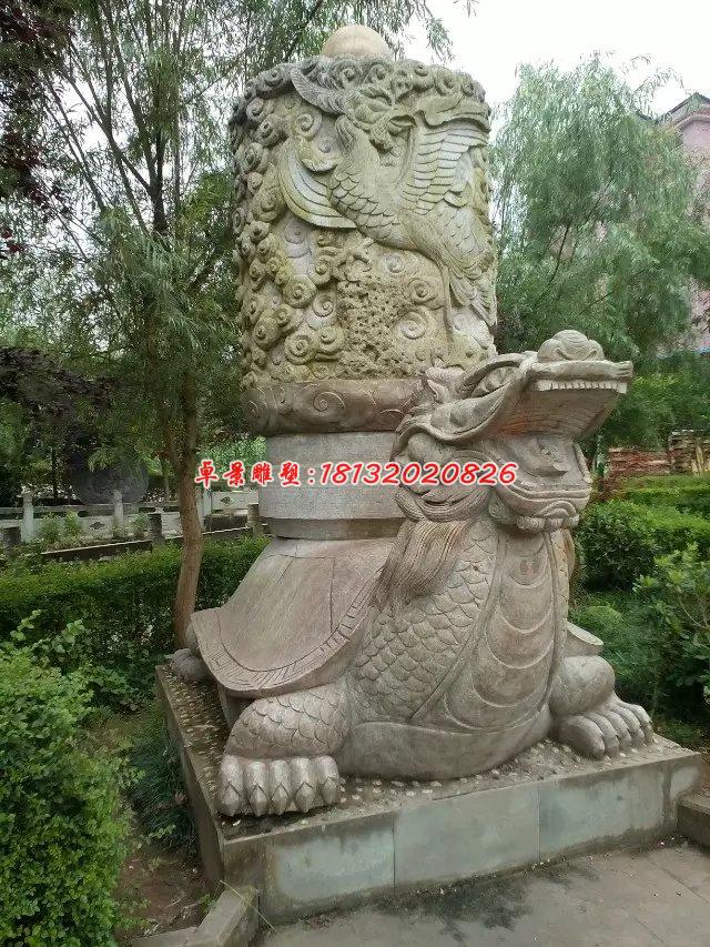龍龜石雕，公園神獸石雕 (2)