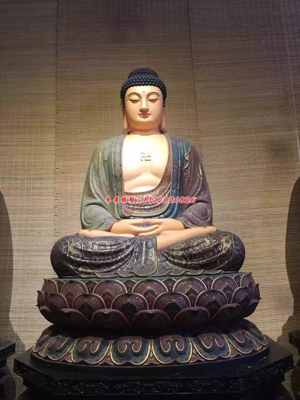 玻璃鋼佛像雕塑，如來佛祖雕塑