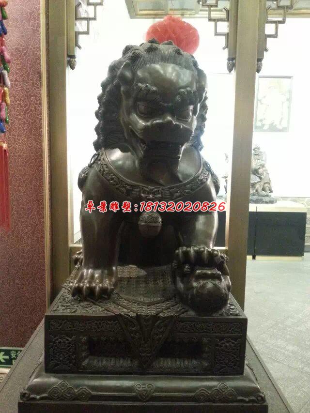 北京獅銅雕，鑄銅獅子雕塑 (1)