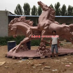 不銹鋼馬雕塑，廣場(chǎng)不銹鋼動(dòng)物雕塑