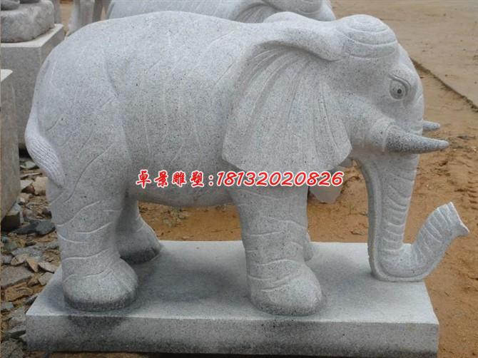 大象石雕，公園動物石雕