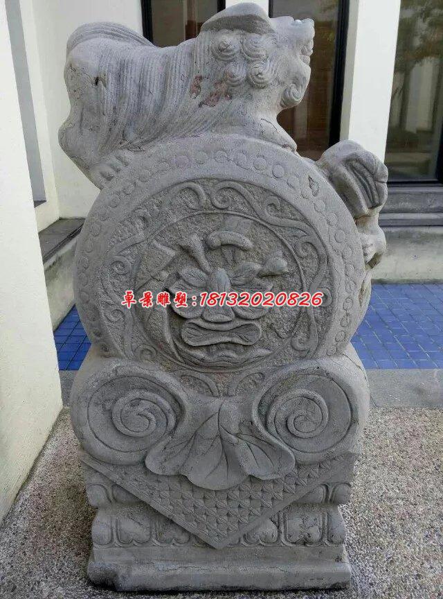 抱鼓石,獅子石門墩