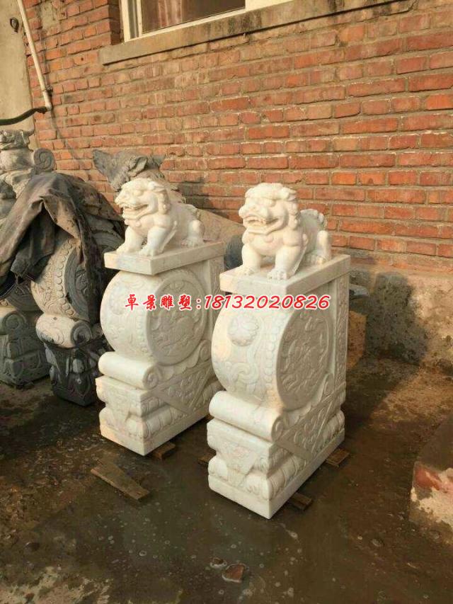 抱鼓石，獅子抱鼓石