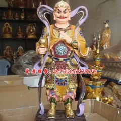 玻璃鋼雷神雕塑，玻璃鋼神仙雕塑