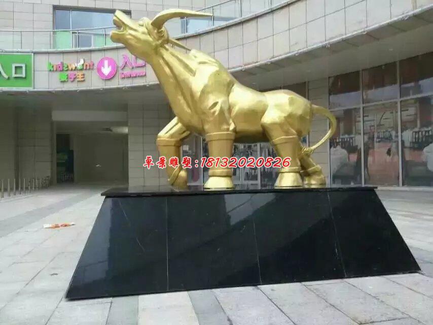 大黃牛銅雕，廣場銅牛雕塑