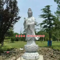 大理石觀音雕塑，觀音菩薩石雕