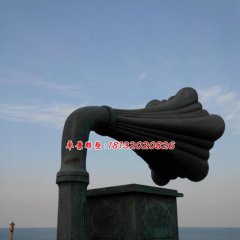 留聲機(jī)銅雕，廣場(chǎng)大型景觀銅雕