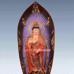 彩繪佛像雕塑，銅雕東方三圣