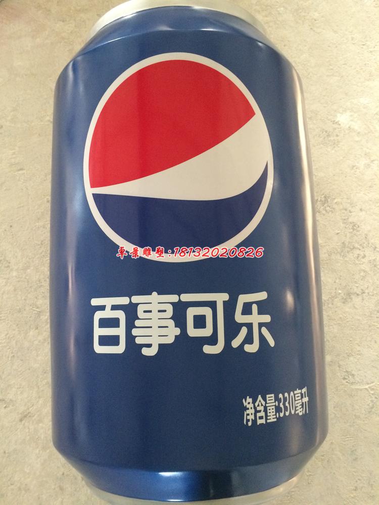 玻璃百事可樂瓶雕塑，玻璃鋼仿真雕塑 (2)