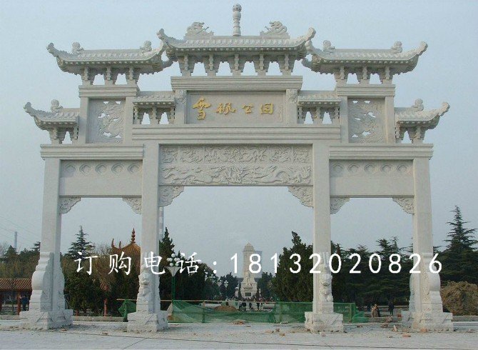 漢白玉石牌樓，石牌樓 (4)