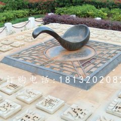 指南針銅雕，廣場指南針雕塑