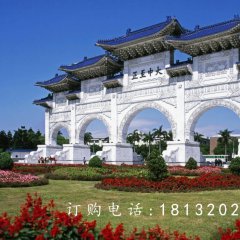 石雕牌坊，五門牌坊，廣場牌坊雕塑