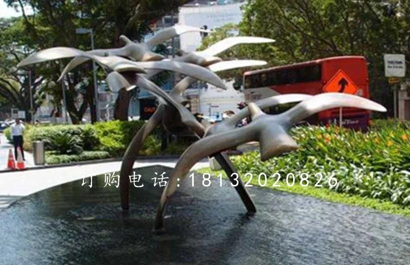 大雁銅雕，廣場(chǎng)大雁銅雕