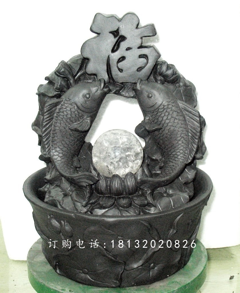 鯉魚送福銅雕,景觀雕塑