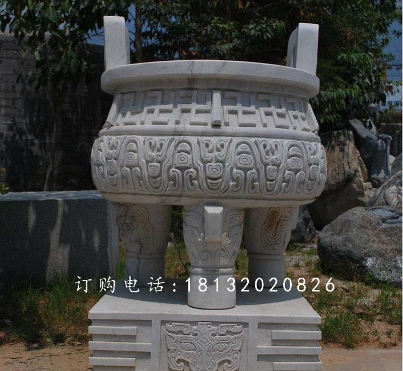 石頭香爐，青石香爐雕塑