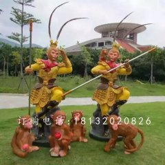 玻璃鋼孫悟空，仿真孫悟空雕塑