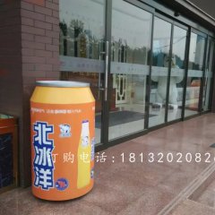 玻璃鋼易拉罐，仿真玻璃鋼雕塑