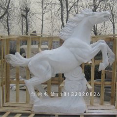 漢白玉石雕馬，廣場石馬雕塑