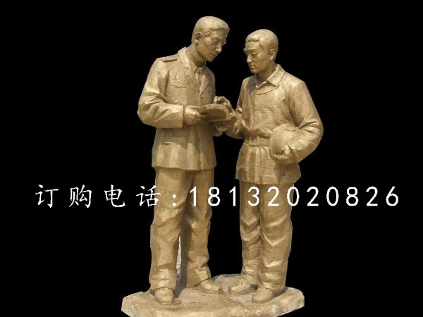 玻璃鋼消防部隊(duì)雕塑，玻璃鋼消防隊(duì)員
