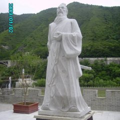 司馬懿石雕 ，廣場古人物雕塑