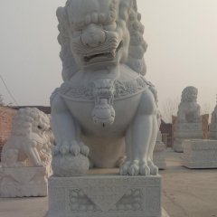 北京獅石雕，大型北京獅石雕