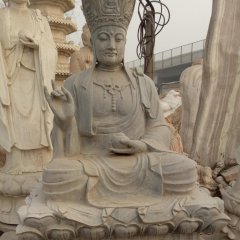 青石地藏王，地藏菩薩雕塑