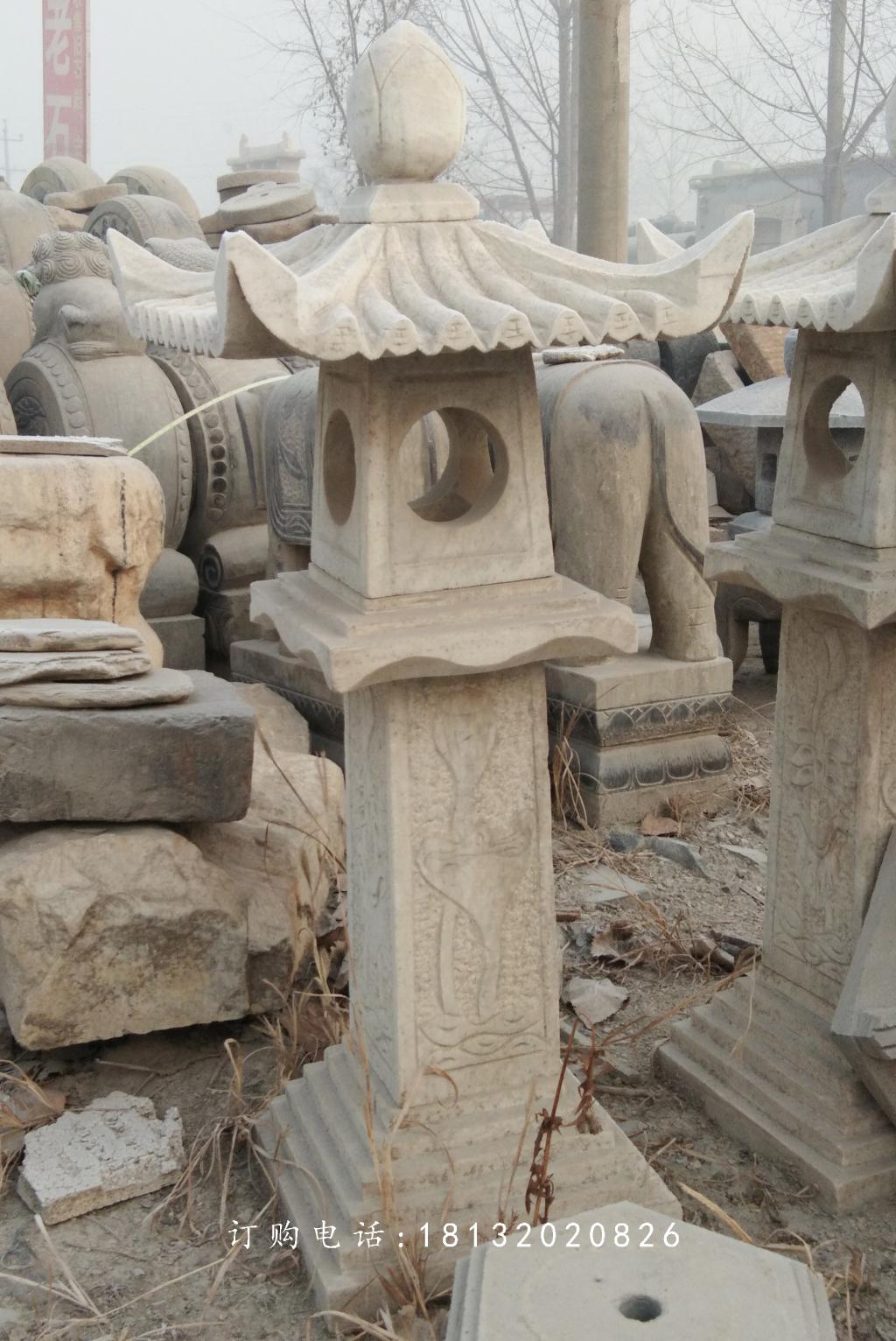 石燈雕塑,大理石仿古燈