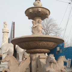 石雕噴泉，歐式噴泉，大理石噴泉