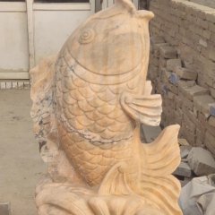噴泉魚(yú)，公園石雕魚(yú)