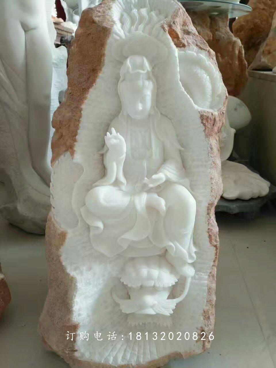 漢白玉石浮雕,佛像石浮雕