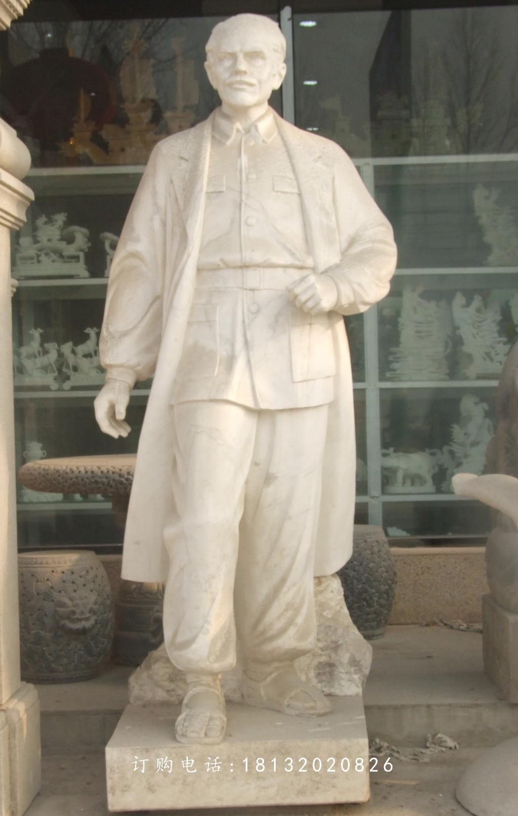 白求恩石雕，大理石醫(yī)院名人雕塑1