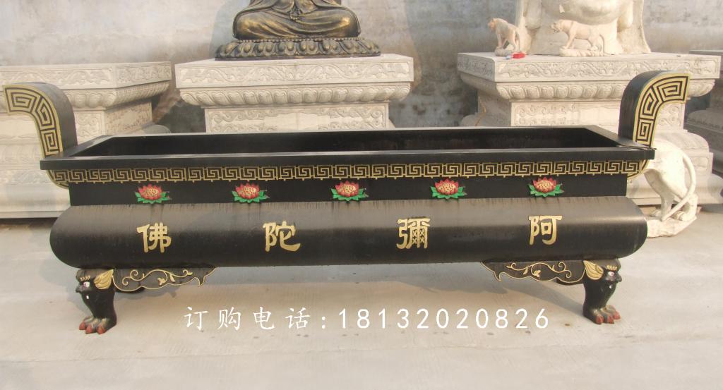 寺廟銅香爐，方形銅香爐1