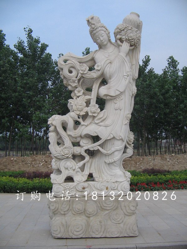 天女散花石雕,廣場景觀石雕