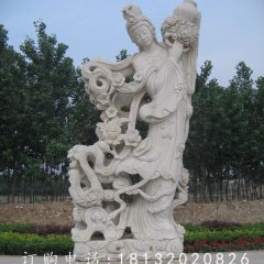 天女散花石雕，廣場(chǎng)景觀石雕