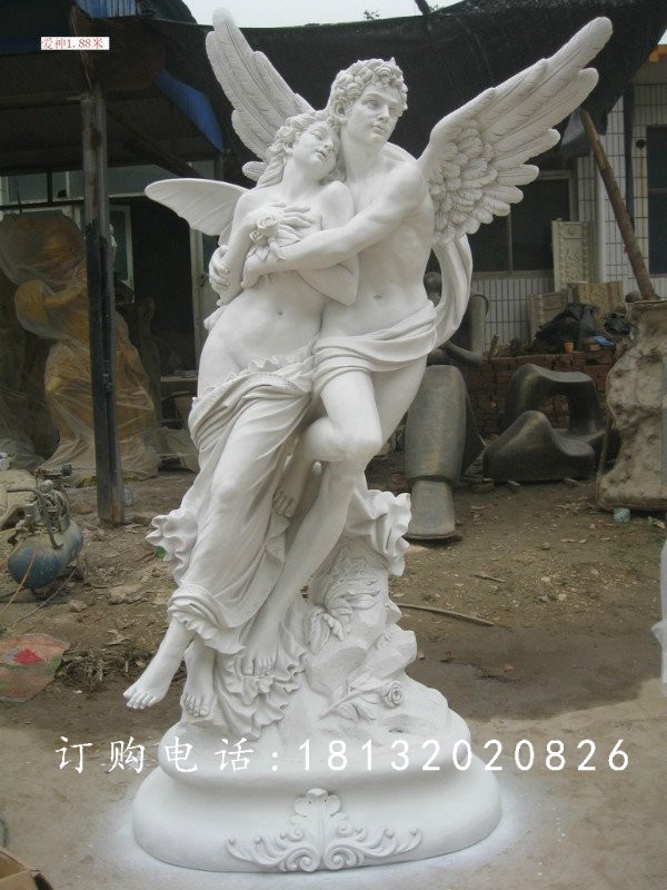 愛神石雕，漢白玉愛神雕塑
