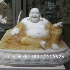 坐式彌勒佛石雕，石雕佛像