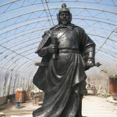 鄭和銅雕，廣場古代名人銅雕