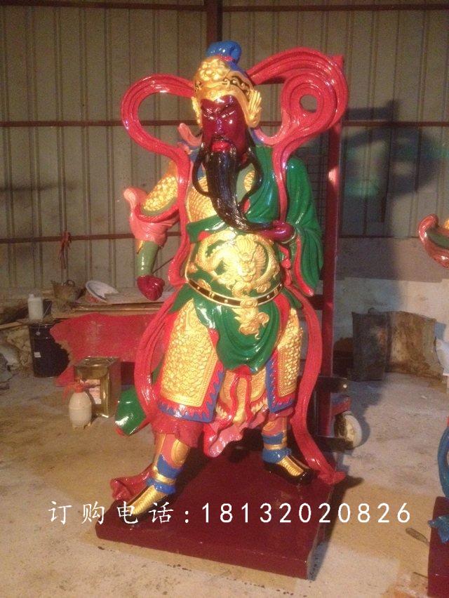 玻璃鋼關(guān)帝雕塑，玻璃鋼關(guān)公雕塑