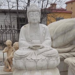 釋迦牟尼石雕，大理石佛像雕塑