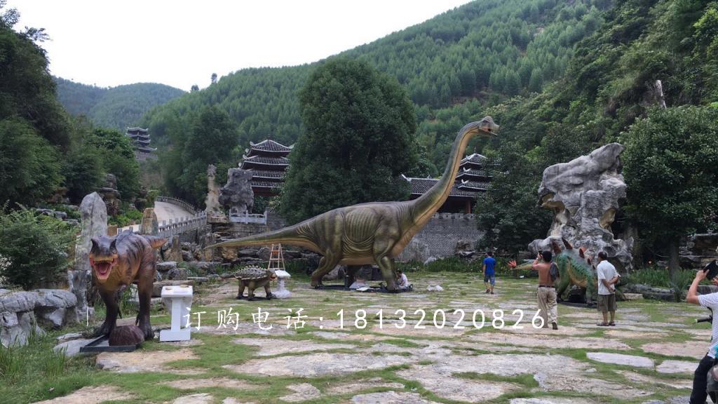 玻璃鋼恐龍雕塑，仿真恐龍雕塑 (3)